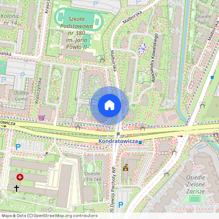 ul. Malborska, Bródno-Podgrodzie, Targówek, Warszawa, mazowieckie