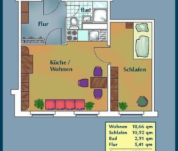 Schöner Wohnen in dieser günstig geschnittenen 2-Zimmer-Wohnung - Photo 4