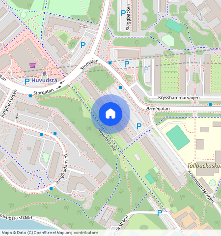 Västra skogen, Solna, Stockholm, Kristinelundsvägen 18