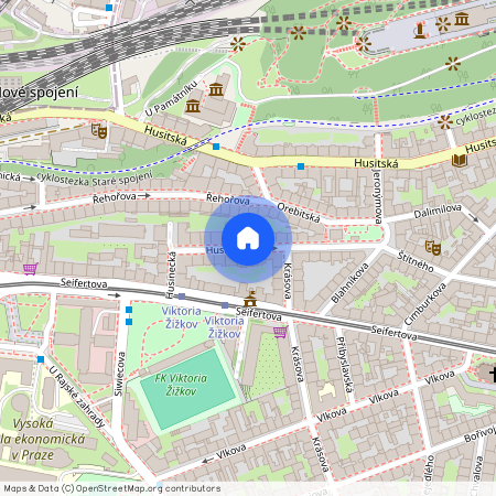 Husinecká, Praha 3 - Žižkov