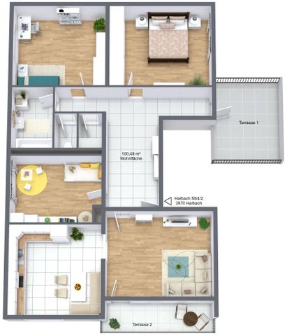 helle 4-Zimmer-Wohnung mit Balkon - Photo 5