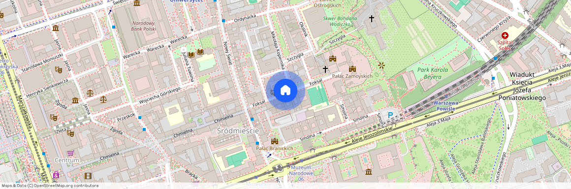 ul. Foksal, Śródmieście Północne, Śródmieście, Warszawa, mazowieckie