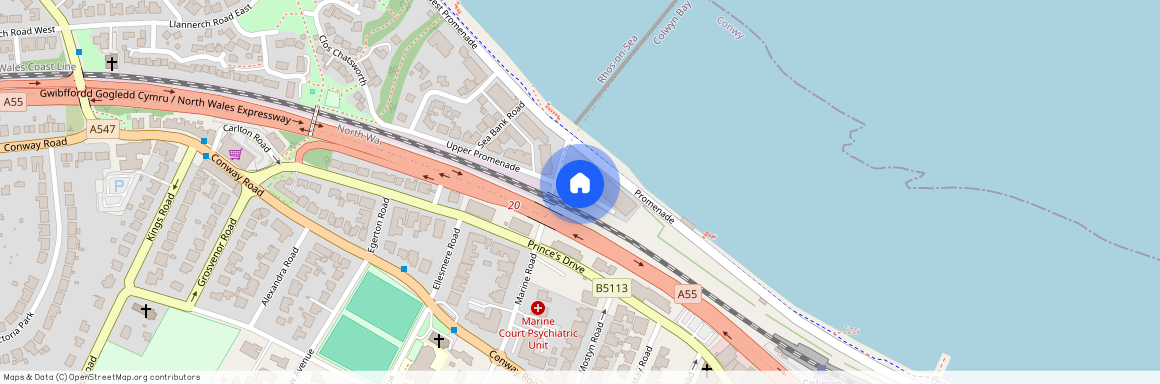 Princess Court, Marine Road, Colwyn Bay, Conwy, LL29