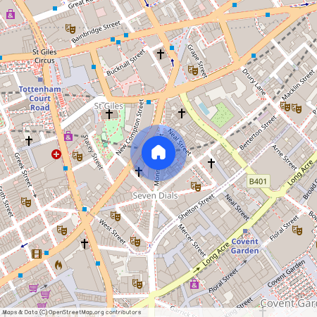 Monmouth Street, Covent Garden, WC2H