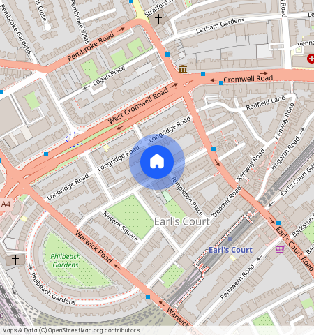 ** Nevern Place, London SW5 9PP