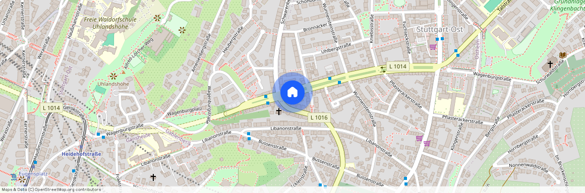 Wagenburgstr 78, 70186 Stuttgart - Stuttgart-Ost