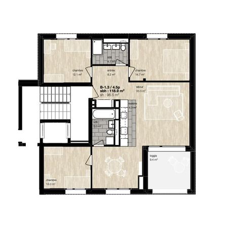 Year-round rental: new apartment in the heart of the village of Montana - Photo 3