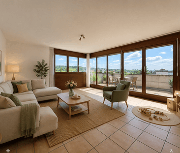 Charmante 4.5-Zimmer-Wohnung mit Balkon und schöner Aussicht in Biel - Photo 2