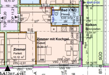 Sonnige Wohnung mit Sonnenbalkon, inkl. Küche- Nähe Badner Bahn und Bhf. Mödling - Photo 3