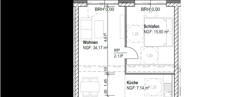 Großzügige 2-Zimmer Terrassenwohnung - Foto 1