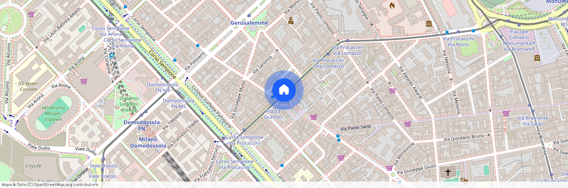 Piazza Antonio Gramsci, Milan, Lombardy 20154