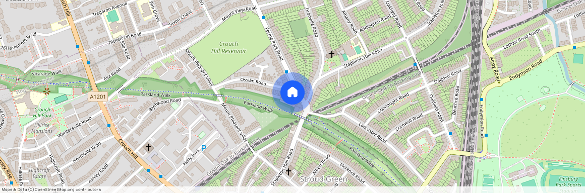 Ferme Park Road, Stroud Green, London, United Kingdom, N4