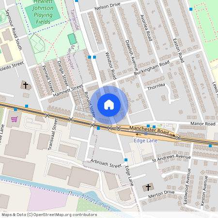 Edge Lane, Droylsden, Manchester, Greater Manchester, M43