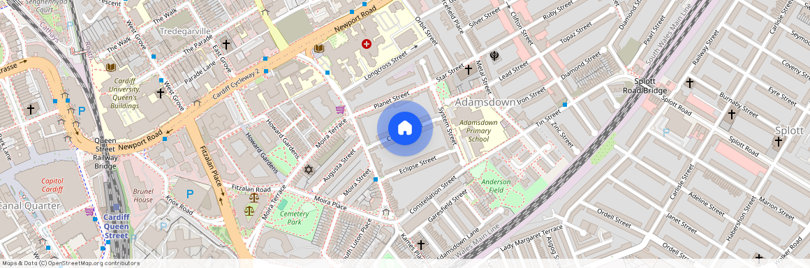 CF24 0JB Adamsdown, Wales, Cardiff