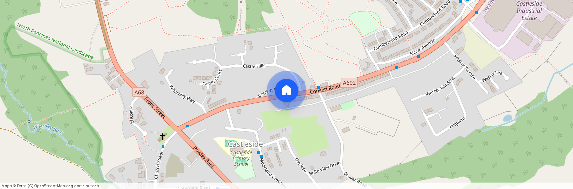 Walton Terrace, Castleside, Consett, Durham, DH8