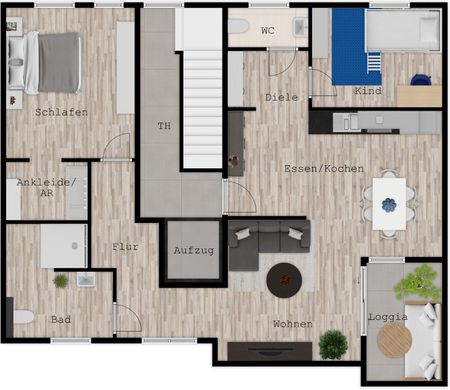 Neubau von 6 barrierearmen Komfort-Mietwohnungen in zentraler Lage von Oberhausen-Mitte - Photo 2