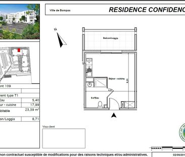 Location Appartement 1 pièce 23m² BOMPAS 66430 - Photo 1