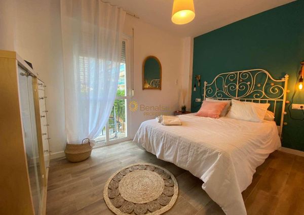 FOR RENT HALF TERM FROM 01/12/2024-30/04/2025 CHARMING APARTMENT, 2ND LINE BEACH, IN BENALMADENA COSTA
