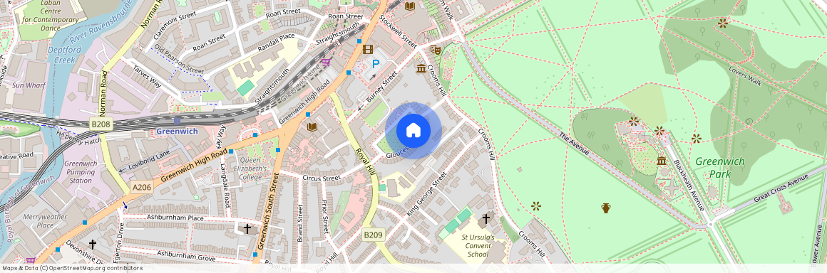 Gloucester Circus, London, SE10