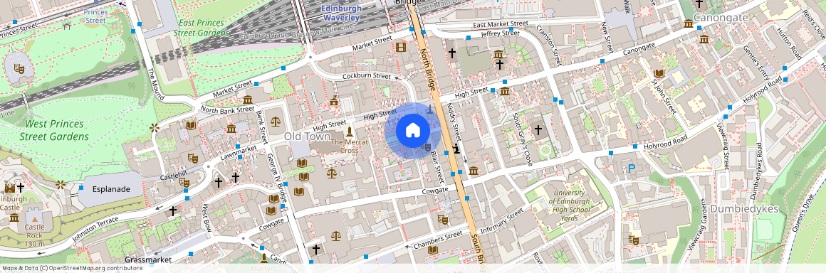 55P Hunter Square, Edinburgh, EH1 1QW