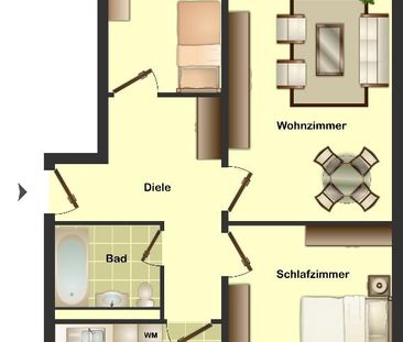 Zentral gelegene 3 Zimmer Wohnung in Hamm Norden zu vermieten! - Photo 3