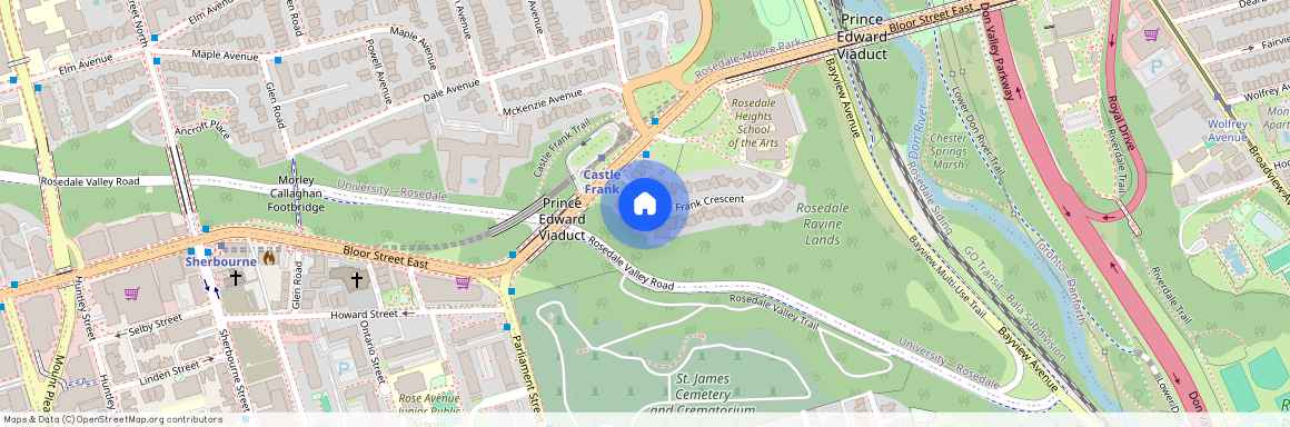 15 CASTLE FRANK CRESCENT, Toronto, Rosedale-Moore Park