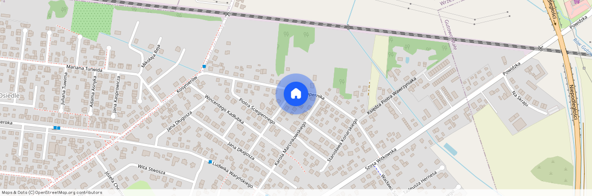 ul. Mikołaja Kopernika, Września, Września, wrzesiński, wielkopolskie