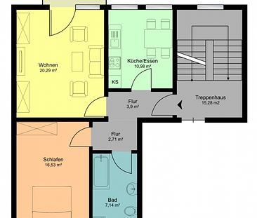 Modernes Stadtleben in der Paulsstadt: 2-Zimmer Wohnung - Südwest-Balkon - nahe Bahnhof - Stellplatz - Foto 3