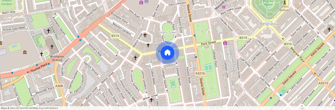 Pont Street, Knightsbridge, London, SW1X