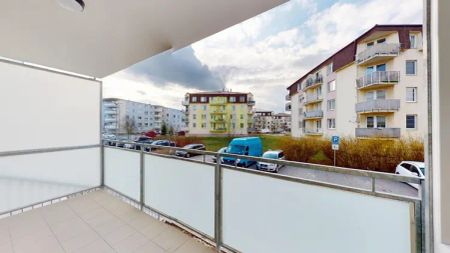 Pronájem moderního bytu 1+kk s lodžií, novostavba, Olomouc – Topolová (Slavonín) - Fotografie 4