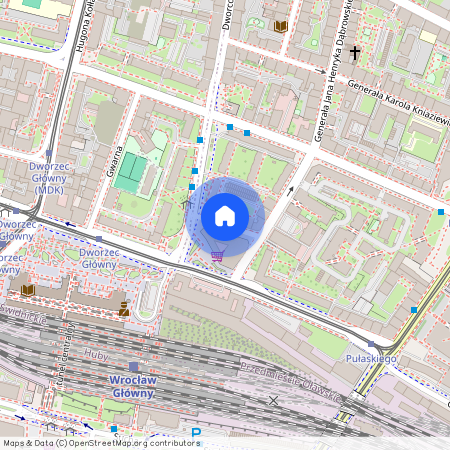 pl. Konstytucji 3 Maja, Przedmieście Oławskie, Krzyki, Wrocław, dolnośląskie