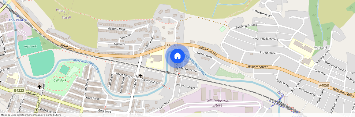 Gelli Crossing, PENTRE