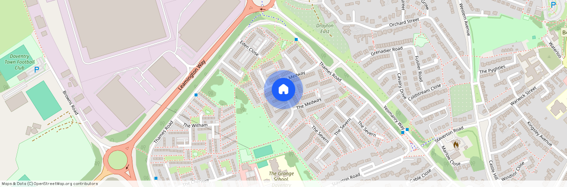 The Medway, Daventry, Northamptonshire, NN11