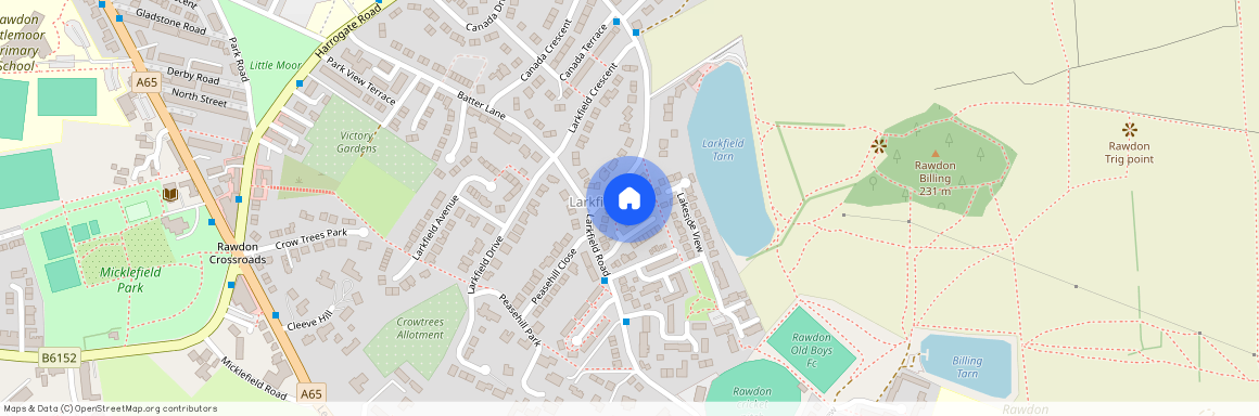 Lakeside Walk, Rawdon, Leeds, West Yorkshire, LS19