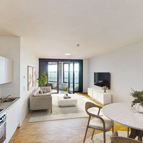 SPRING TOWER: Exklusives 3-Zimmer-Penthouse mit zwei Loggien und Luxus-Feeling - Photo 1