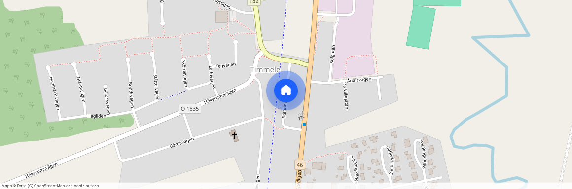 Stationsvägen, Timmele