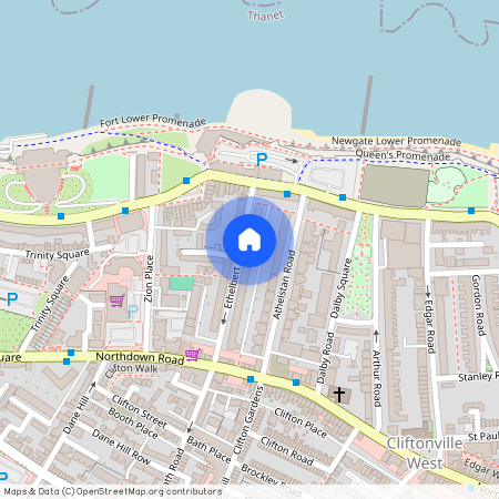 Flat 4, 11a Surrey Road, CT9 1SH, Ethelbert Road