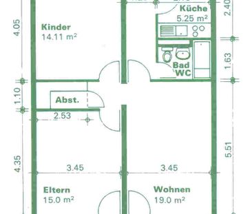 3 Zimmer, 68 m², 7. Stock - Photo 4