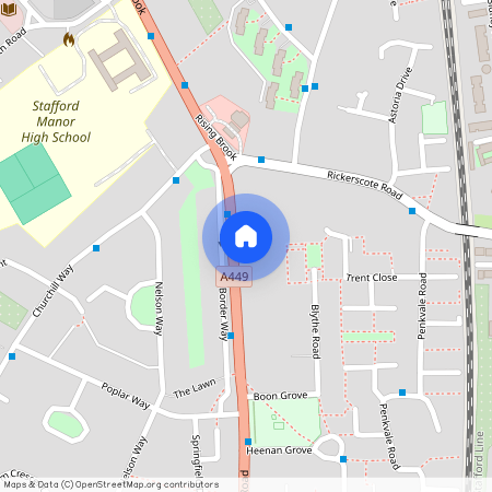 Rising Brook, Stafford