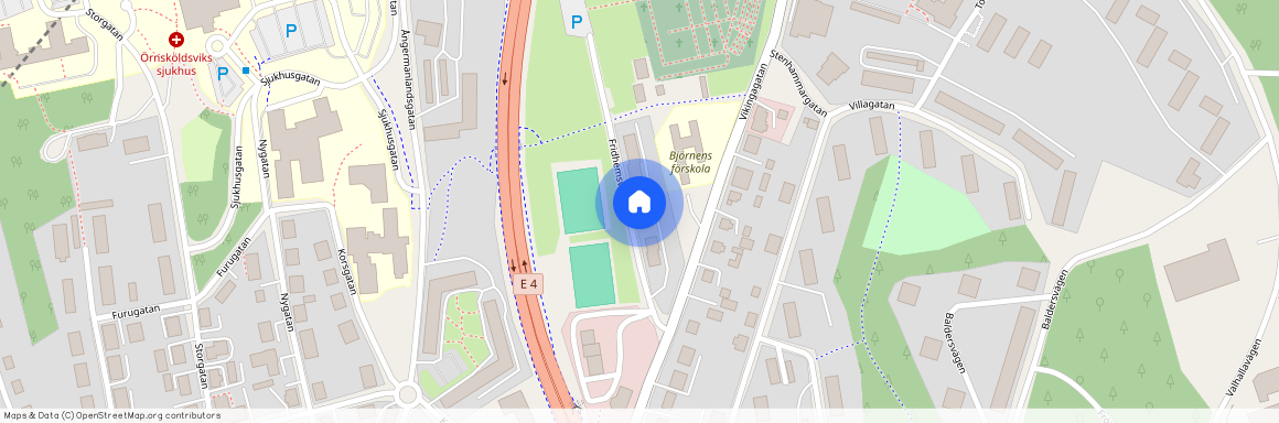 Valhalla, Örnsköldsvik, Västernorrland, Fridhemsvägen 4 D