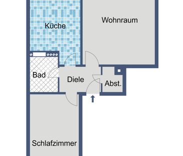 2-Zimmer-Wohnung mit Balkon in Schwalbach am Taunus - Photo 2