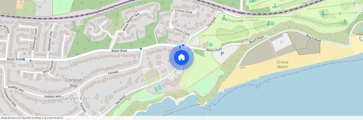 Sea Road, Carlyon Bay, St Austell, Cornwall