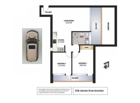 Pet Friendly 2 Bedroom Unit with Private Courtyard and Secure Car Spot - Photo 2