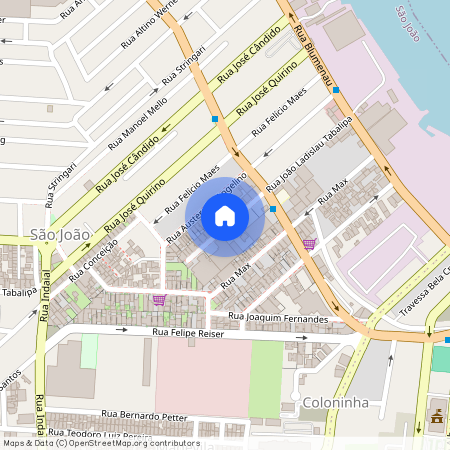 Rua João Ladislau Tabalipa, 455, São João, Itajaí, Santa Catarina, 88305030