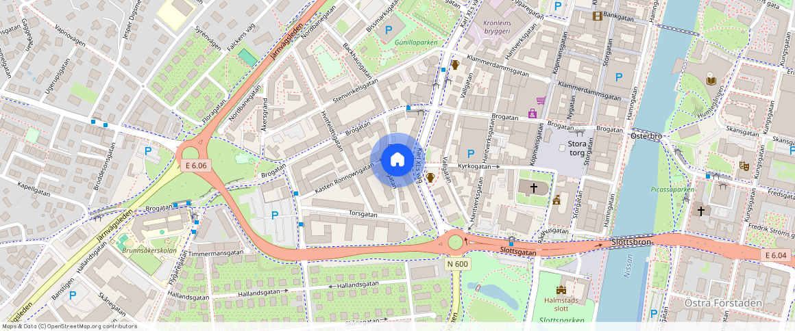 Halmstad, Karl XI:sväg, **, 30294