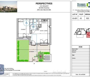 Appartement à louer 2 pièces 42.9m² - Photo 1