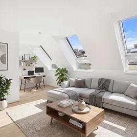 Schallerhof - Erstbezug im 1. Dachgeschoß - schicke Dreizimmerwohnung mit großem Balkon! - Foto 1