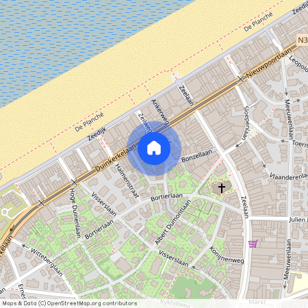 Koning Albertplein, 5, 101, 8660, De Panne