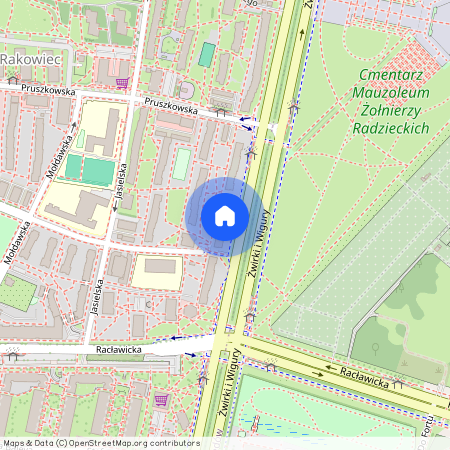 ul. Żwirki i Wigury 45, Rakowiec, Ochota, Warszawa, mazowieckie