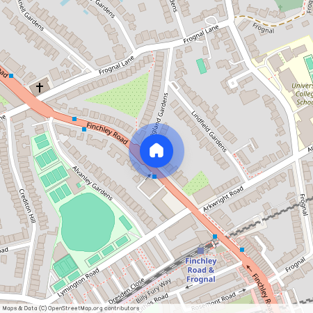 Finchley Road, Avenue Mansions, NW3, London